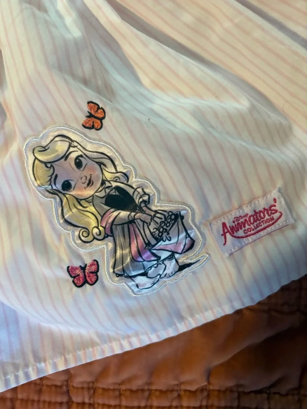 Disney parks sleeping beauty little animators dress and matching bag size 2t